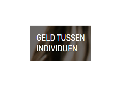 GELD TUSSEN INDIVIDUEN